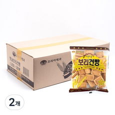 코리아제과 옛날보리건빵, 2.1kg, 2개