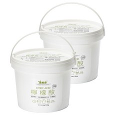 室翲香 檸檬酸 1.8kg 中和鹼性污垢 防霉除垢 食品用洗潔劑, 2罐