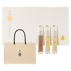 GGULMASIL 洋槐蜜 12g x 20入 + 野花蜜 12g x 10入 迷你條禮盒 + 提袋, 1套