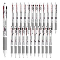 JAVAPEN Z-3ball 原子筆 0.7mm, 白色, 24入