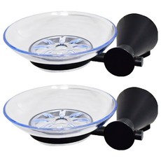 肥皂架 2400B, 霧面黑, 2個