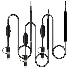 AHOYE 高清可視挖耳器 Type-C供電, 3個, 1個裝