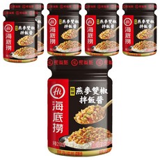 海底撈 燕麥雙椒拌飯醬, 210g, 6罐