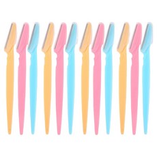 엘로브 다용도 눈썹 정리기 정리칼 3종 x 4P 세트, 1세트, 혼합색상