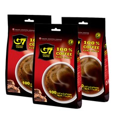 G7 블랙 커피, 2g, 100개입, 3개