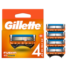 Gillette 吉列 鋒隱動力刮鬍刀片, 1個, 4入