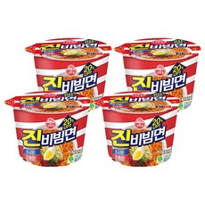 오뚜기 진비빔면 134g, 4개