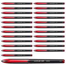 Uni 三菱 ball AIR 三菱 筆 UBA-188M, 紅色, 24入