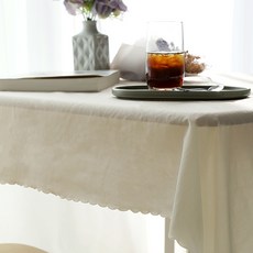 CASA VERDE Titi 高週波桌布, 象牙白, 2人座(130 x 130cm)