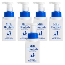 밀크바오밥 베이비 앤 키즈 티어프리 페이셜 폼 오렌지향, 300ml, 5개