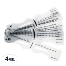 눈썹 가이드 12종 세트, 4세트