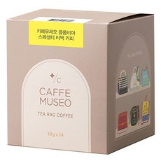 CAFFE MUSEO 哥倫比亞精品茶包咖啡, 1個, 10g, 14入