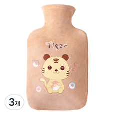 LIFEPOP 角色超細纖維隔熱涼水袋棕虎 2000ml, 3個