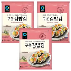 청정원 구운 김밥김, 40g, 3개