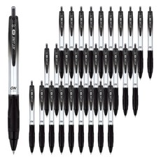 자바펜 제트라인ON 0.7mm, 검정, 48개