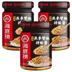 海底撈 燕麥雙椒拌飯醬, 210g, 3罐