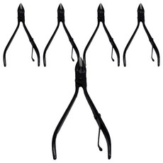 小麥購物 死皮剪 C248 9.5 x 6mm 23g 5個, 黑色, 1組