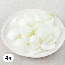 국내산 양파 깍둑썰기, 300g, 4개