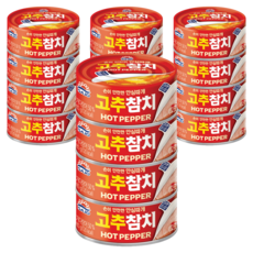 사조참치 고추참치, 85g, 16개