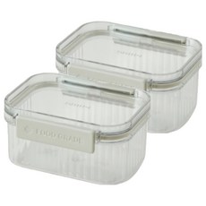 한샘 클리어 푸드컨테이너, 2개, 460ml