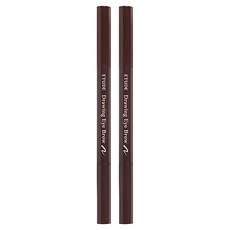 에뛰드 드로잉 아이브로우 오토펜슬 0.25g, 3호 브라운, 2개