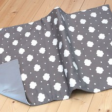 화모 순면 신생아 사계절 침대 방수패드, 구름, 1개