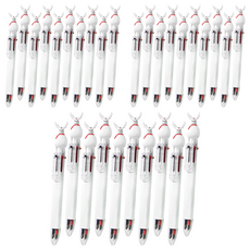 투영디자인 X MAS 6색 볼펜 0.7mm, 눈사람, 30개