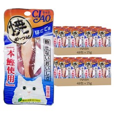INABA CIAO 啾嚕 本鰹燒魚柳條, 干貝風味, 25g, 96包