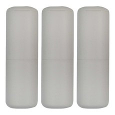 簡約旅行牙刷盒 19.5 x 6 x 4.5cm 淺灰色, 180ml, 3個