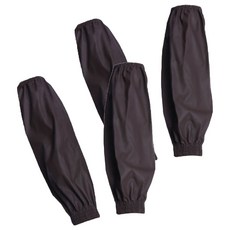 Simple Line 多用途防水PU皮革雙手袖套 2雙, 深咖啡色