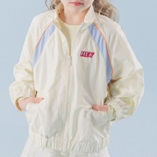 아이러브제이 헤이 배색 바람막이 점퍼