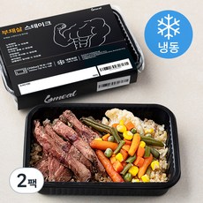 식스밀 부채살 스테이크 (냉동), 345g, 2팩