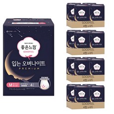 [箱裝]GOODFEEL 頂級褲型夜用, 4片, M, 16包