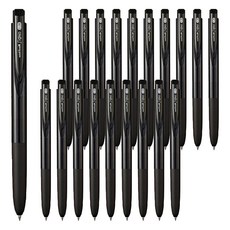 Uni 三菱 SigNo Altione 敲擊中性筆 UMN155 0.28mm, 黑色 (24), 20個