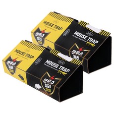 REINA 마우스킬러 간편설치 초강력접착 유인제첨가 편한뒷처리, 2개, 6개입