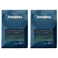 테라로사 디카페인 블렌드, 홀빈(분쇄안함), 1kg, 2개