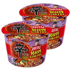 NONGSHIM 農心 辛炒麵 泰式酸辣味 大碗麵 103g, 2入