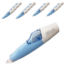 델리 수정테이프 5mm x 6m, 마카롱블루, 15개