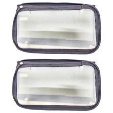 日式折疊霧面雙開收納箱 - 6.7L 黑色, 30 x 15 x 15cm, 2個