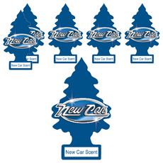 Little Trees 小樹香片 新車香 無毒專利香味 適用於車內/家庭/辦公室, 7g, 6片