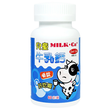 good Life 得意人生 兒童牛奶鈣嚼錠, 60顆, 1罐