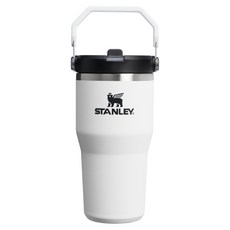 STANLEY 經典系列 IceFlow 手提吸管杯 2.0, 石灰白, 1個, 590ml