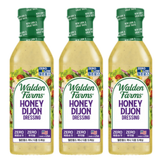 Walden Farms 蜂蜜第戎醬, 3個, 355ml