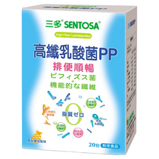 SENTOSA 三多 高纖乳酸菌PP粉末食品 20包, 40g, 1盒