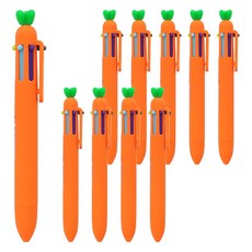 Pinkfoot 胡蘿蔔造型6色原子筆 0.7mm, 混色, 10支