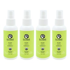 大地之愛 USDA有機嬰兒防蚊液, 100%有機, 不含化學DEET成分, 美國進口, 118ml, 4瓶