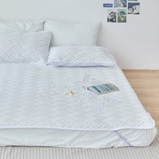 LIV MOM 高級 Duracool 冰涼感涼墊, 水藍色, 涼感墊