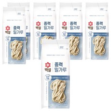 백설 중력 밀가루, 1kg, 6개