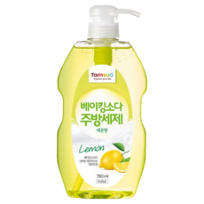 Tamsaa 小蘇打洗碗精 檸檬香, 780ml, 1瓶
