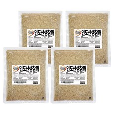 복이네먹거리 인도산 생참깨, 1kg, 4개